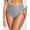 Women's High-Waisted Bikini Bottoms, Triangular Swimwear