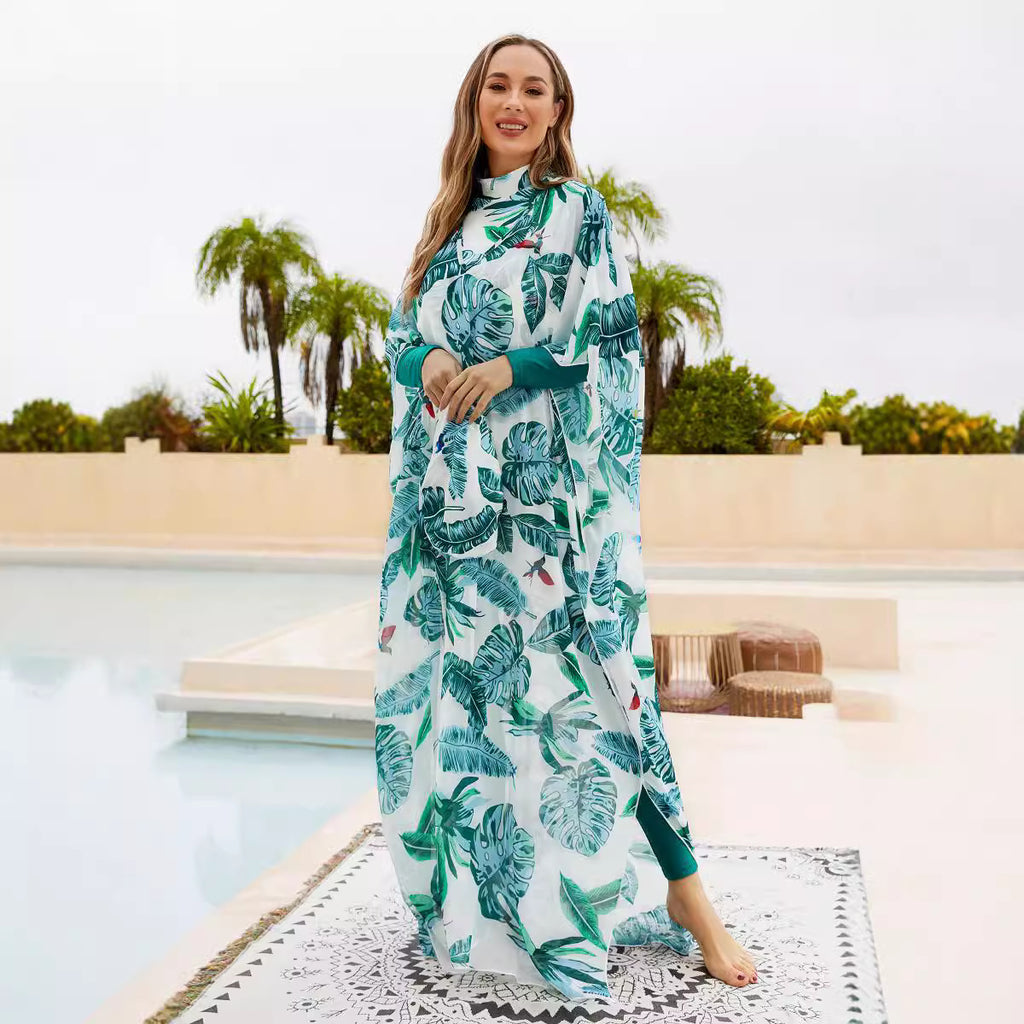 Sunscreen split swimsuit four piece set