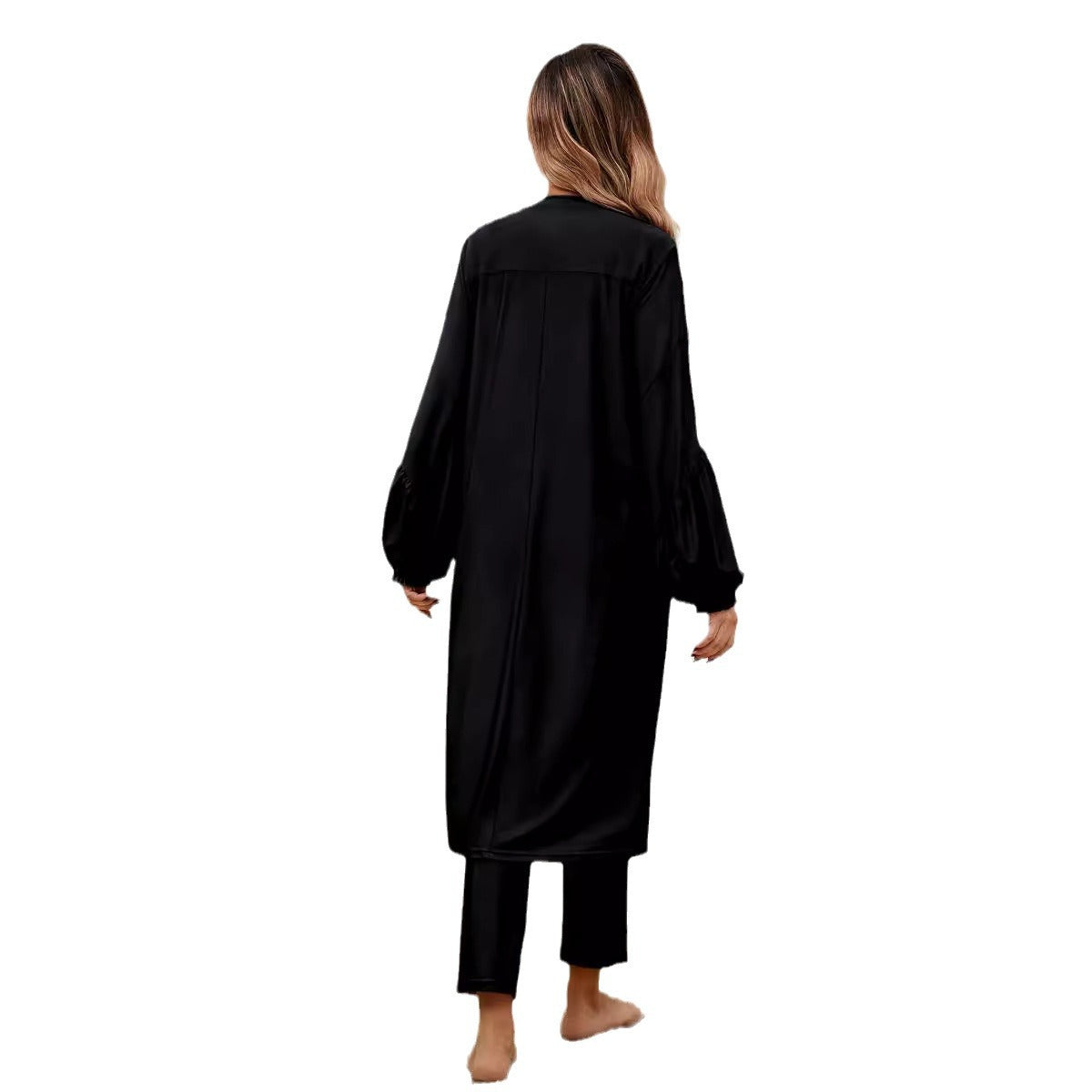 Sunscreen long sleeved swimsuit three piece set