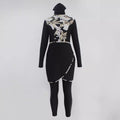 Full surround sun protection swimsuit three piece set