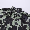 Sunscreen split piece printed three piece swimsuit set