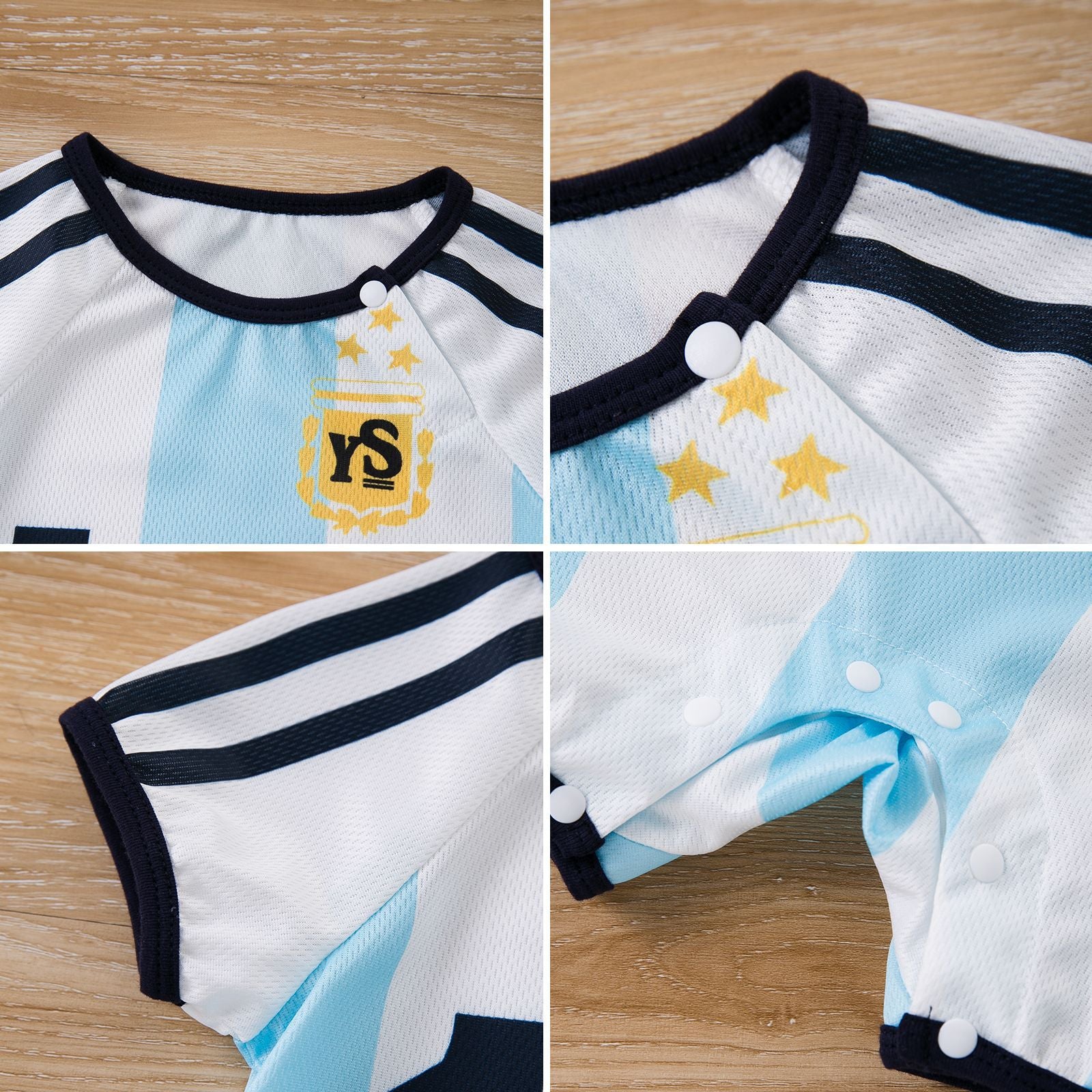 Football Baby Romper for Boys and Girls, Infant Sports Onesie with Safe Fabric