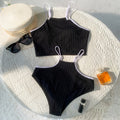 Color-block Strap Sexy Bikini Beach Hot Spring Swimwear Bikini