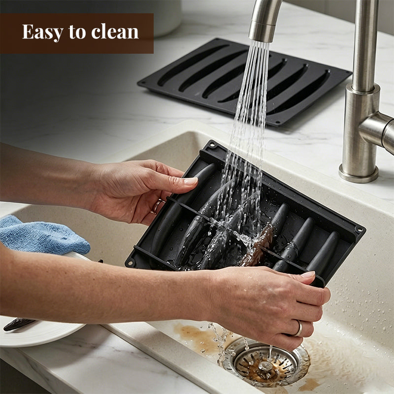 6-Cavity Silicone Vanilla Bean Mousse Mold – Non-Stick Cake & Dessert Baking Tray